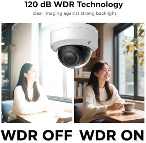 DS-2CD2183G2-I 4K 8MP AcuSense Vandal Fixed Dome POE IP Camera Outdoor, 2.8mm Wide Angle, 3-Axis, WDR, IP67, IK10