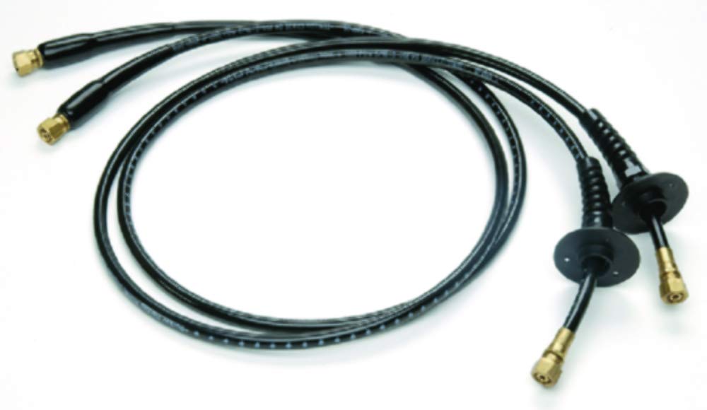 Uflex KITOBBHBR-26 Hydraulic Hose Kit with Fittings, 26', Includes Pre-Crimped Brass/Bulkhead Fittings, Bend Restrictors