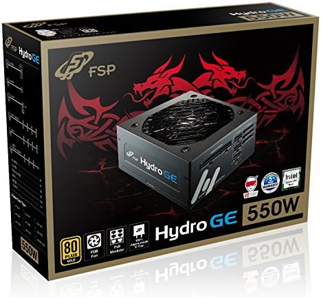 FSP Hydro GE 650W Power Supply, 80 Plus Gold, Full Modular (HGE650