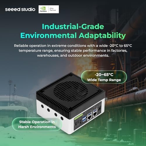 reComputer J4011-Edge AI Device with NVIDIA Jetson Orin™ NX 8GB Module, 4xUSB 3.2, M.2 Key E & Key M Slot, Aluminum case, Pre-Installed Jetpack System with NVIDIA Jetpack™ on 128GB NVMe SSD