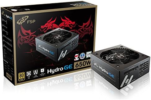 FSP Hydro GE 650W Power Supply, 80 Plus Gold, Full Modular (HGE650