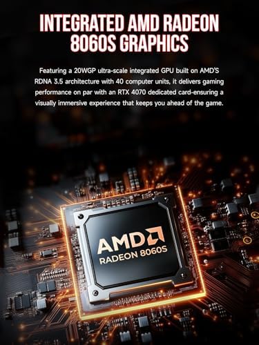 GMKtec EVO-X2 AI Mini PC AMD Ryzen Al Max+ 395 (up to 5.1GHz Mini Gaming Computers, 96GB LPDDR5X 8000MHz (12GB*8 2TB PCIe 4.0 SSD, Quad Screen 8K Display, WiFi 7 & USB4, SD Card Reader 4.0