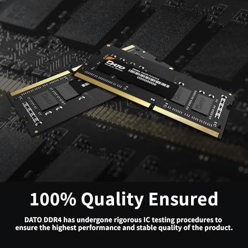 DATO 8GB RAM DDR4 3200MHz PC4-25600 CL22 SODIMM 1.2V 260-Pin Non-ECC SODIMM Laptop Notebook Memory Module