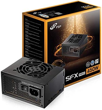FSP Mini ITX Solution 450W / SFX 12V / Micro ATX 80 Plus Bronze Certified Non-Modular Power Supply (FSP450-50SAC