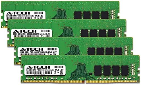 64GB (2x32GB DDR4 2666 MHz UDIMM PC4-21300 (PC4-2666V CL19 DIMM 2Rx8 Non-ECC Desktop RAM Memory Modules