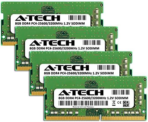 A-Tech 16GB DDR4 3200 MHz SODIMM PC4-25600 (PC4-3200AA CL22 Non-ECC Laptop RAM Memory Module