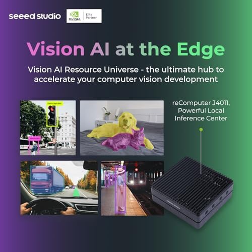 NVIDIA Jetson Orin NX 16GB Edge AI Device - reComputer J4012, 4xUSB 3.2, M.2 Key E & Key M Slot, Pre-Installed Jetpack System with NVIDIA Jetpack on 128GB NVMe SSD