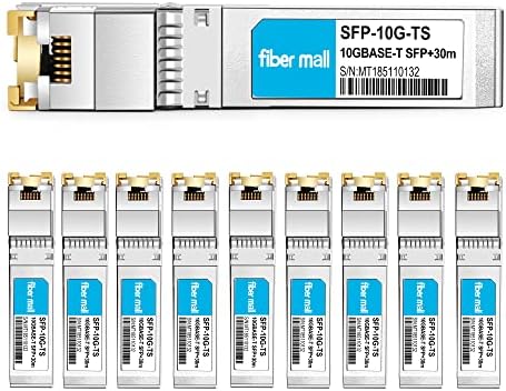 10G SFP+ RJ45 80m for Dell Force10 SFP-10G-T-80 GP-10GSFP-T80 10GBASE-T SFP+ 80m RJ45 Cat6a/7 Mini-GBIC 10gb Copper R-J45 Transceiver Module