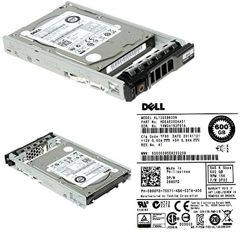 Dell 600GB 15K SAS 2.5 6Gb/s HDD