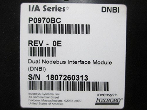 Foxboro I/A Series P0970BC DNBI Dual Mode Bus Interface Module PLC Rev-0E