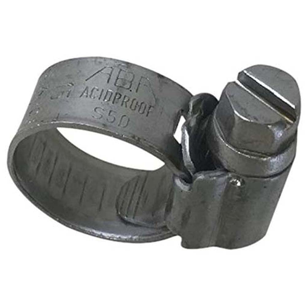 Scandvik 13620 ABA SS Hose Clamps, #6, 10 Pack