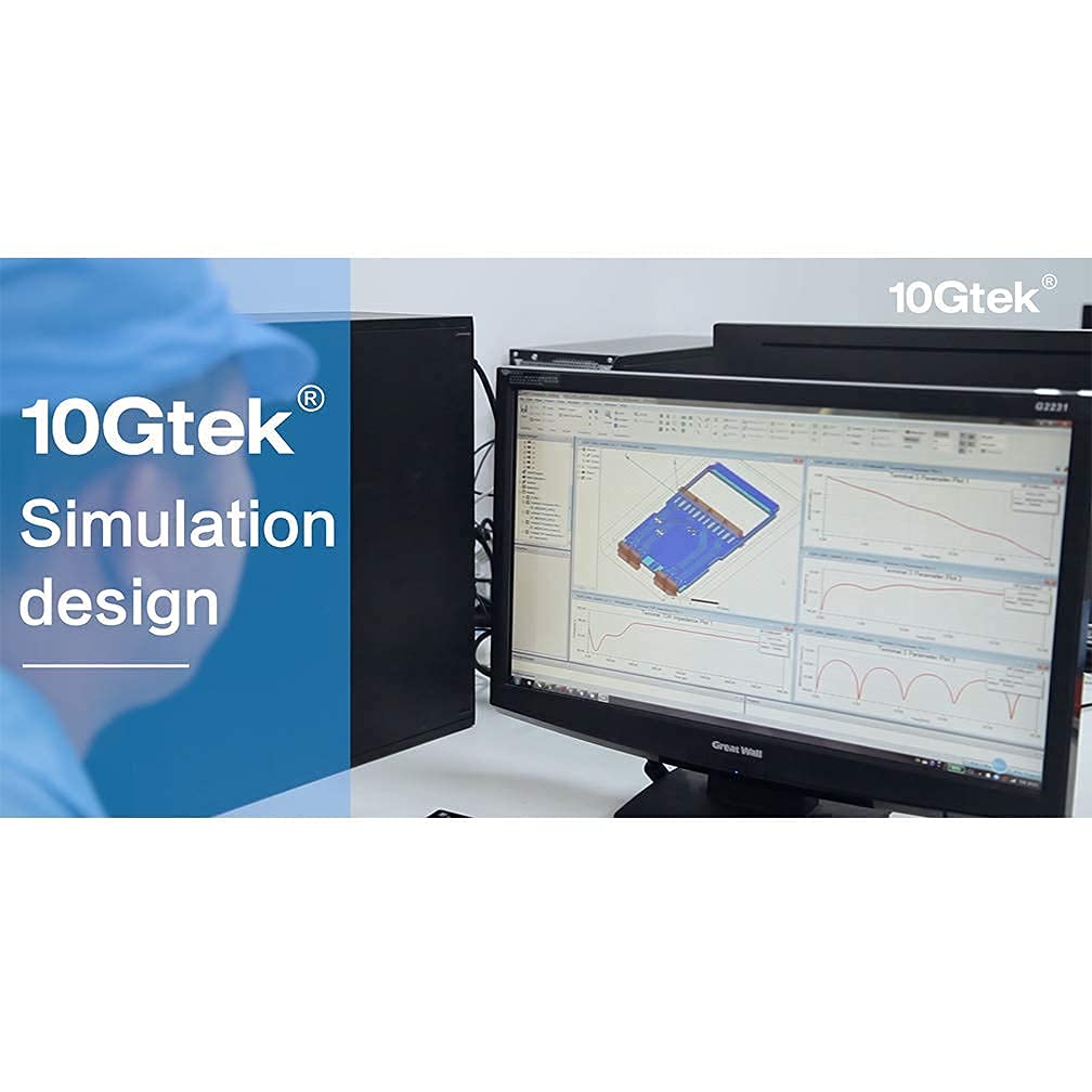 10Gtek 10G SFP+ DAC Cable - 10GBASE-CU Passive Direct Attach Copper Twinax SFP Cable for Cisco SFP-H10GB-CU0.25M, Meraki MA-CBL-TA-0.25M, Fortinet, Ubiquiti UniFi, 0.25-Meter(0.82ft)