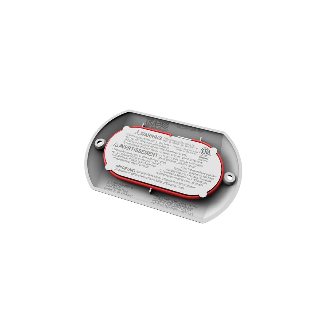 Safe Alarms RVLP-2W RV Safe Propane Alarm, White, 2-Wire