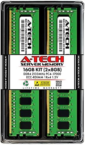A-Tech 64GB Kit (2x32GB DDR4 2400MHz PC4-19200 ECC RDIMM 2Rx4 Dual Rank 1.2V ECC Registered DIMM 288-Pin Server & Workstation RAM Memory Upgrade Modules (A-Tech Enterprise Series