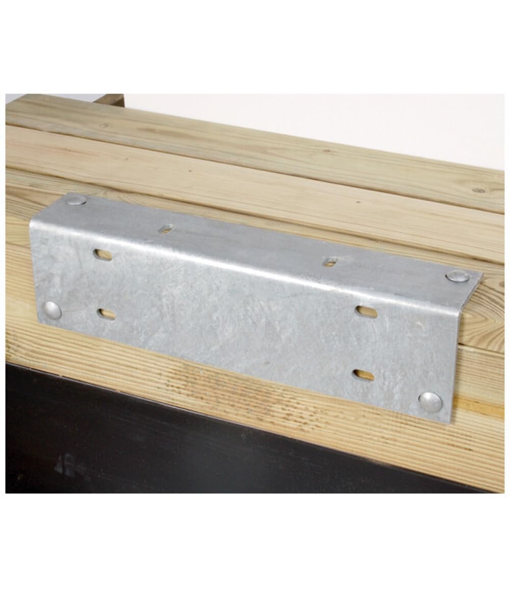 Tie Down Engineering 26416 Dock Hardware Heavy Duty 4" x 6" Deck Plate, Commercial Grade