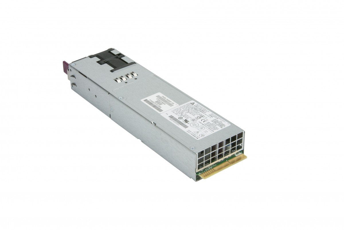 Supermicro PWS-1K66P-1R 1U 1600W Redundant Platinum Power Supply 73.5mm Width, RoHS/Reach, PBF