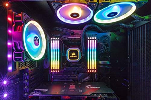 CORSAIR Vengeance RGB PRO DDR4 RAM 32GB (2x16GB 3600MHz CL18-22-22-42 1.35V Intel AMD Desktop Computer Memory - Black (CMW32GX4M2Z3600C18