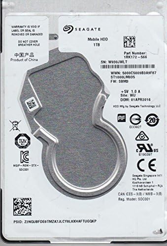 Seagate 1TB Laptop HDD SATA 6Gb/s 128MB Cache 2.5-Inch Internal Hard Drive (ST1000LM035 (Open Box