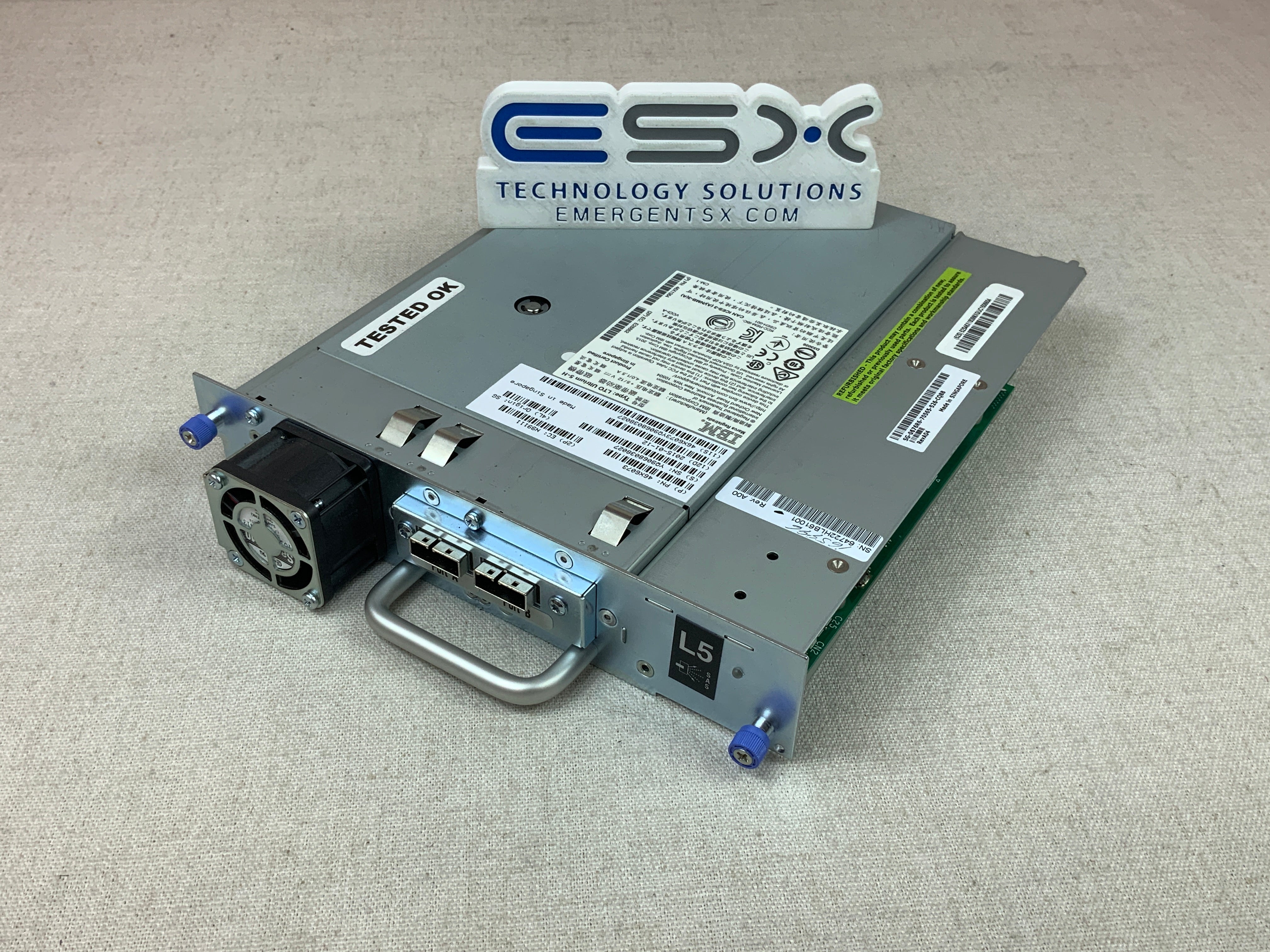 Dell 676R6 Ultrium LTO5 HH SAS Tape Drive TL2000 TL4000