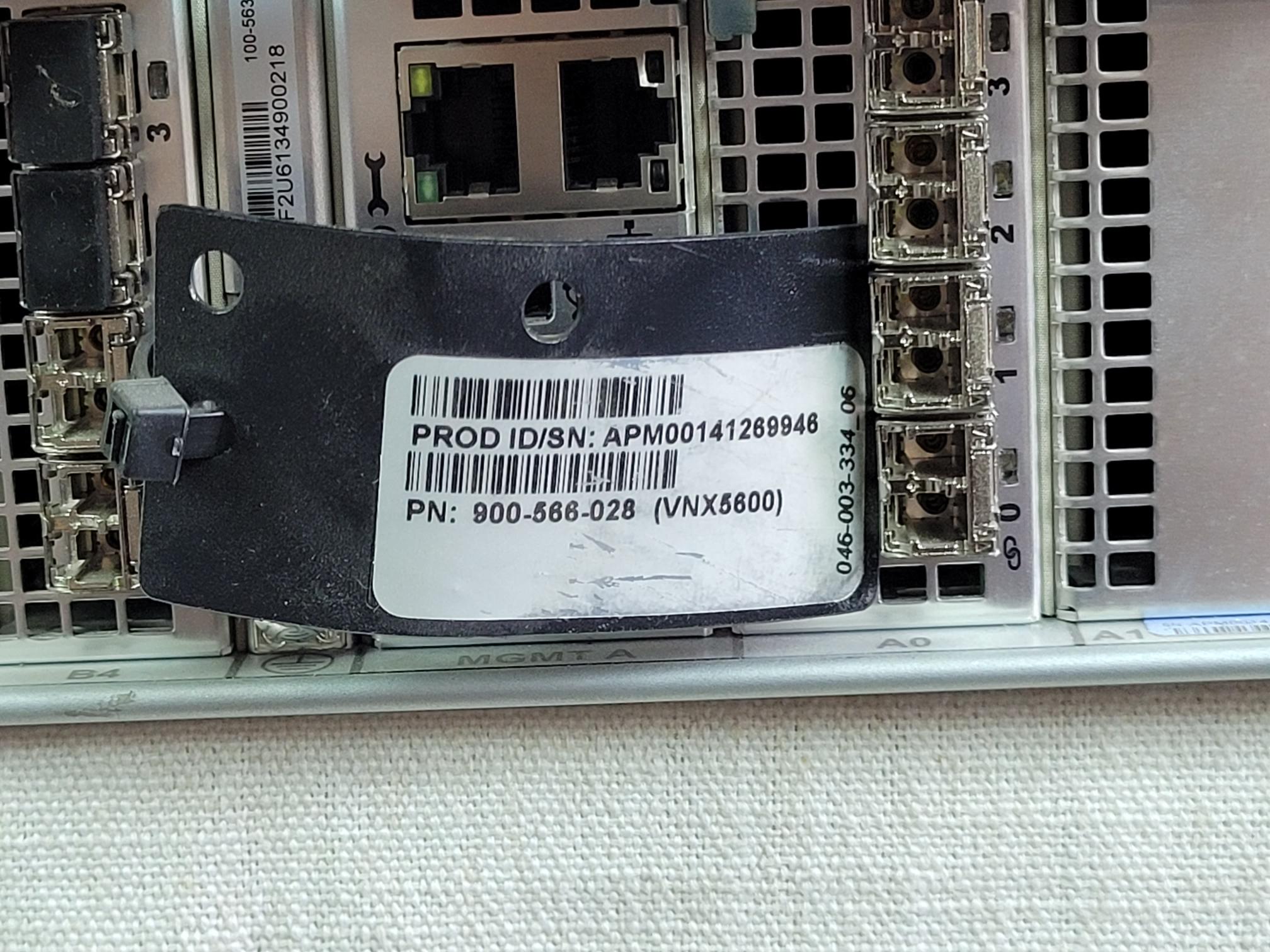 EMC VNX5600 with 2TB Flash & 140 x 300GB 15K w/ remote installation