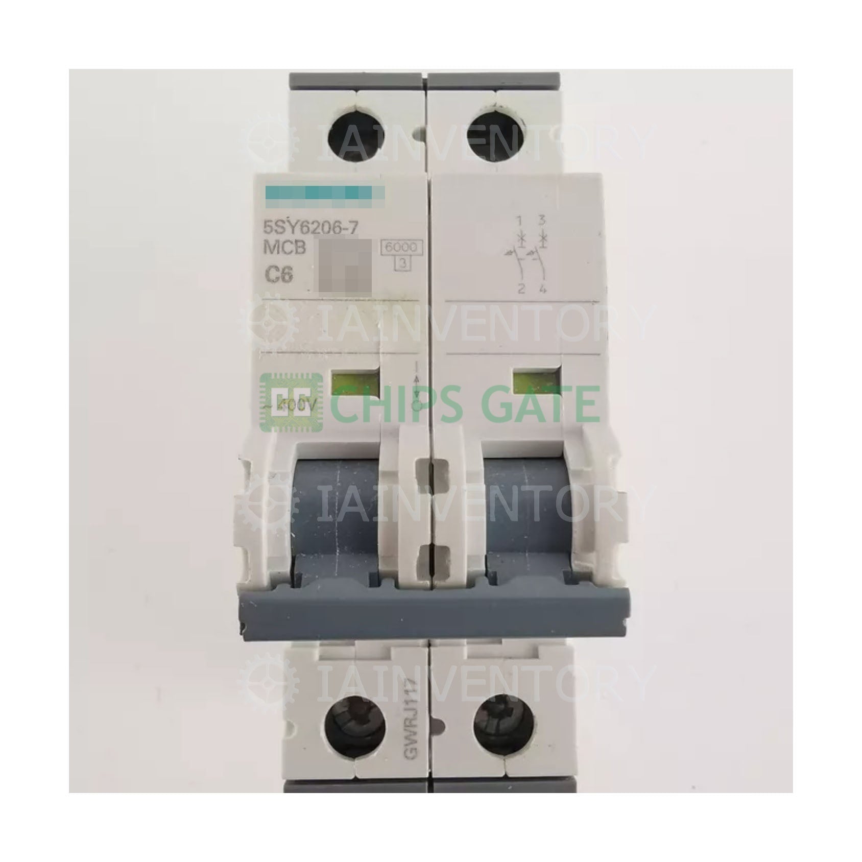 SIEMENS 5SY6206-7 MCB C6 400V