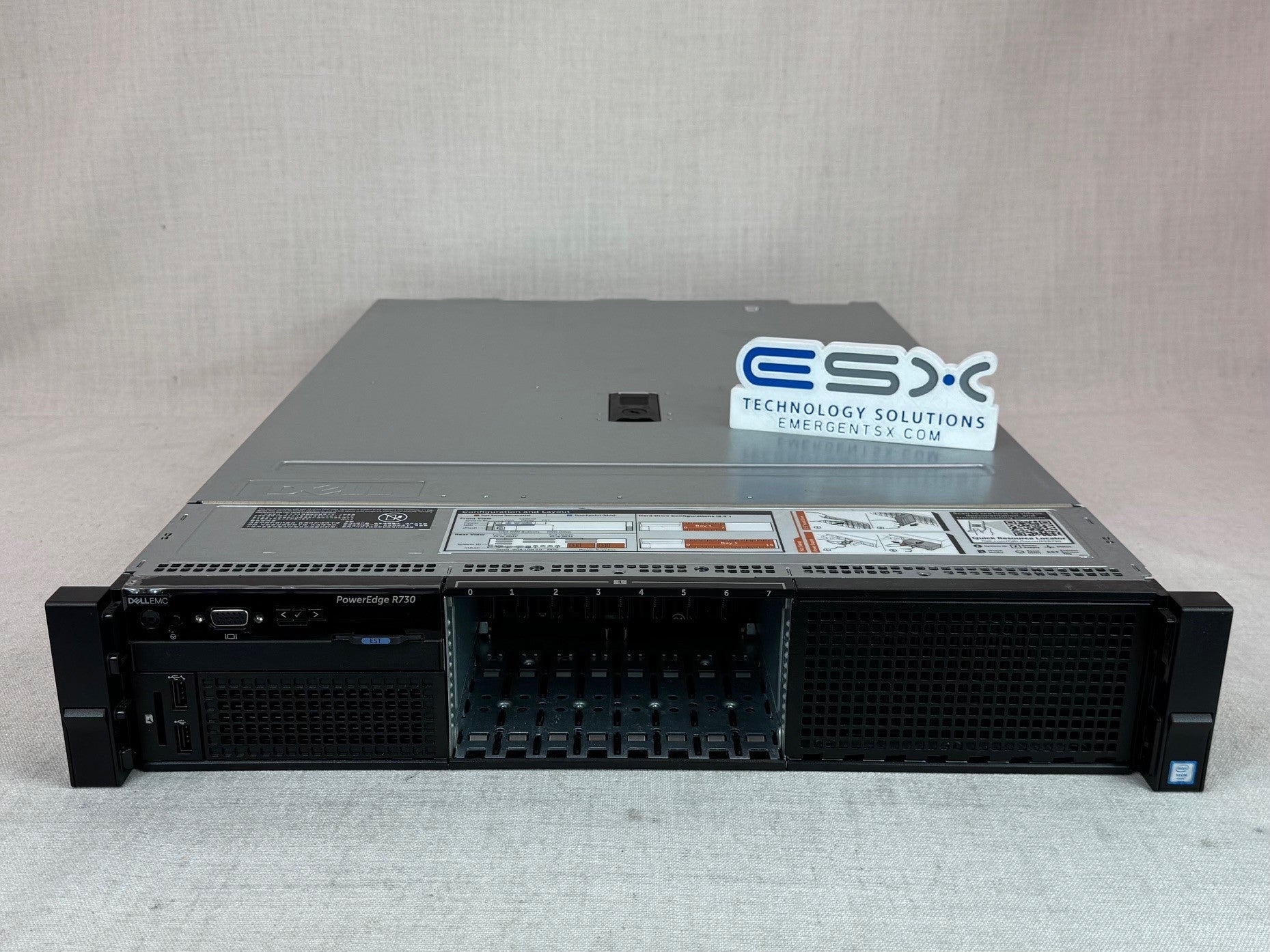 Dell PowerEdge R730 8x 2.5” Server– 2x 14C E5-2680v4 2.4GHz, 64GB RAM, PERC H730