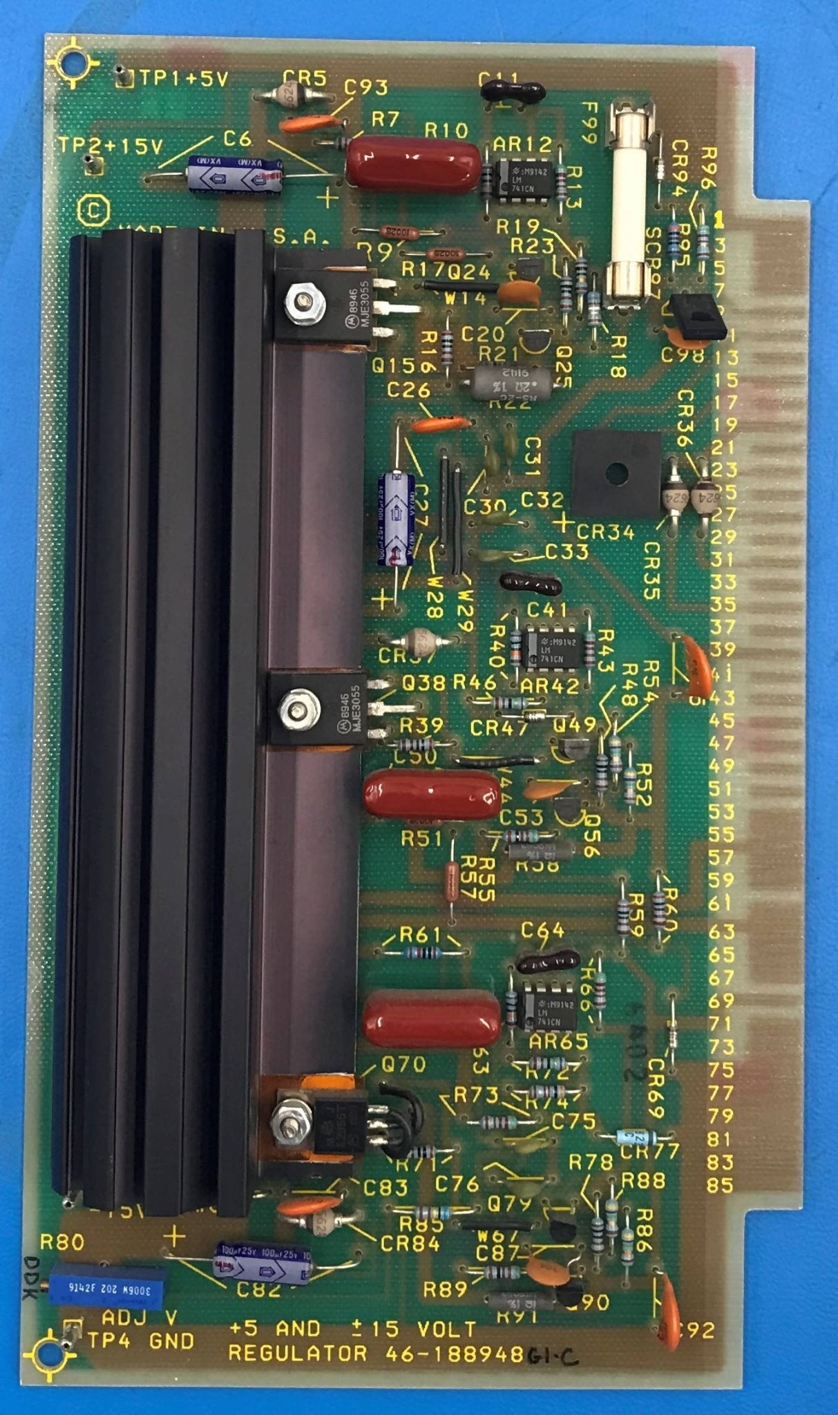 5V/+-15 V Regulator Board (46-188948 G1 C GE Advantx