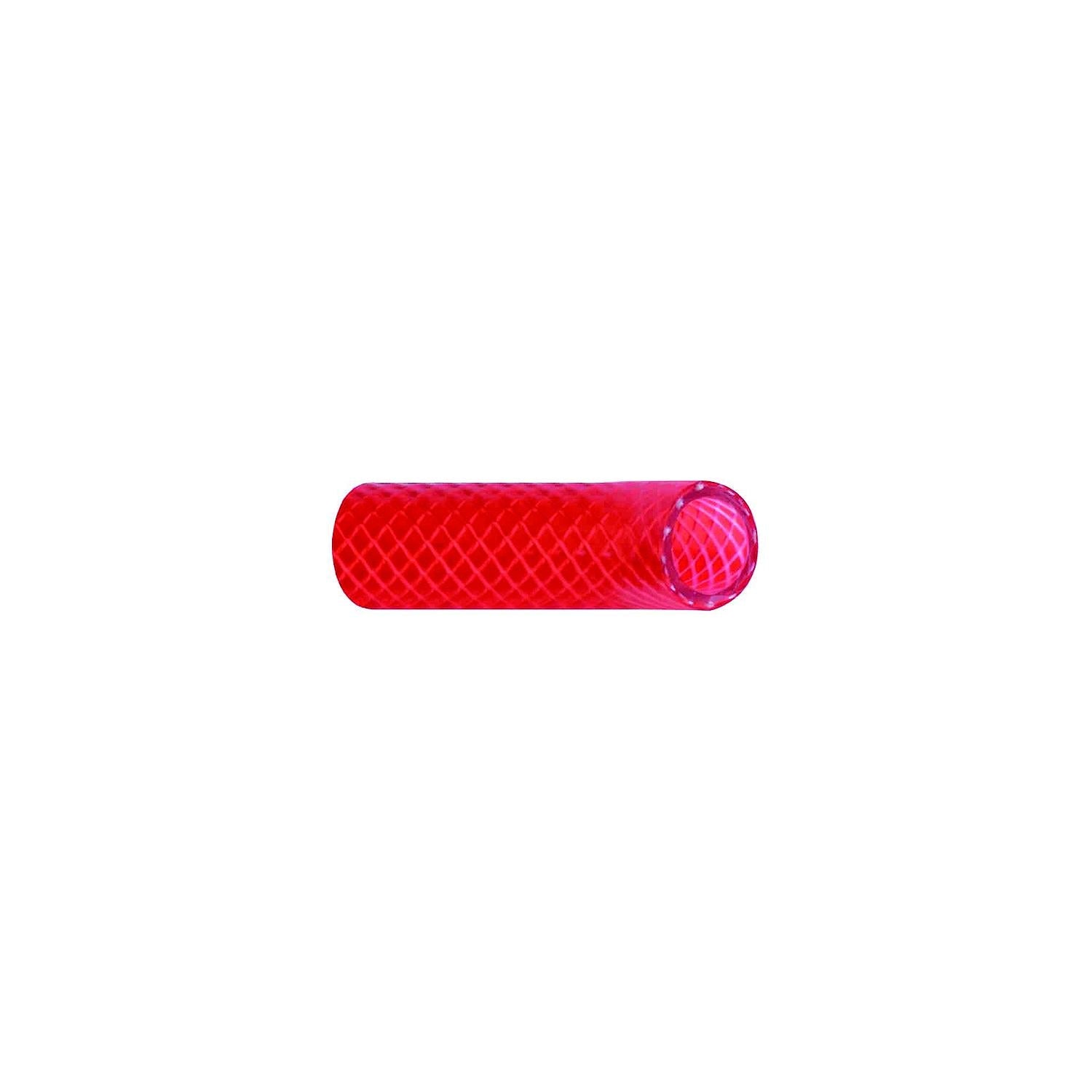Trident Marine 166-0346 PVC Red Transparent Cover 3/4" x 50'