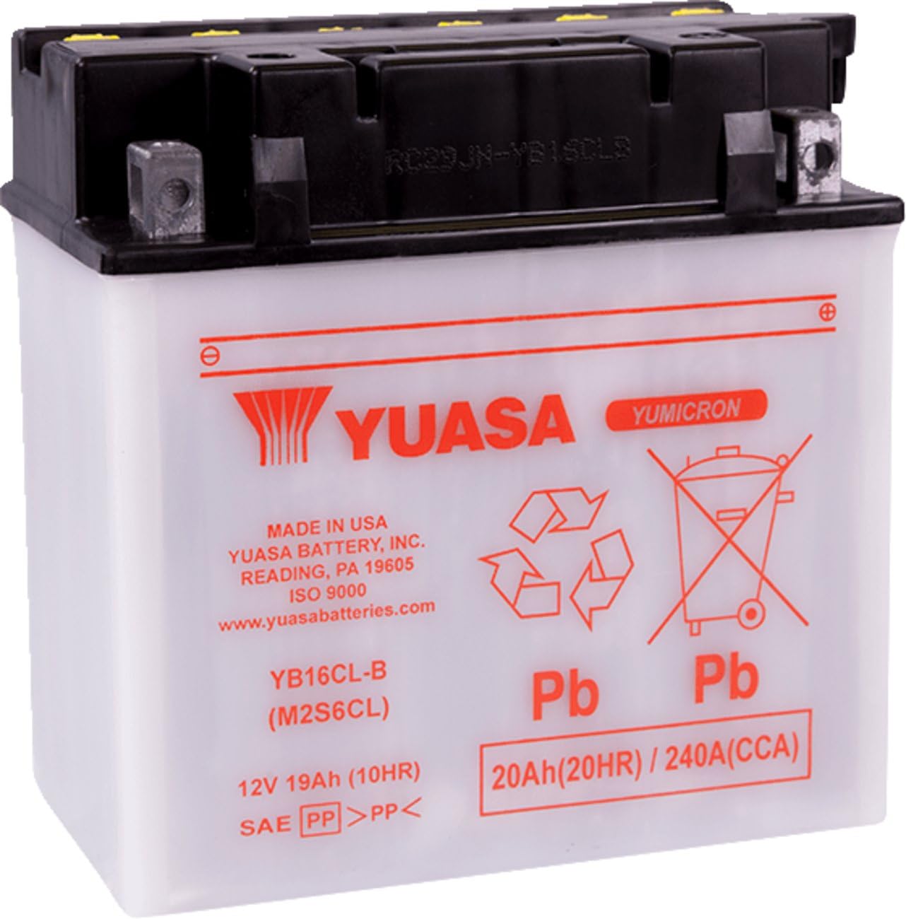 Yuasa Battery Inc. YUAM2S6CL Yuasa High Performance, Yumicron/Conventional
