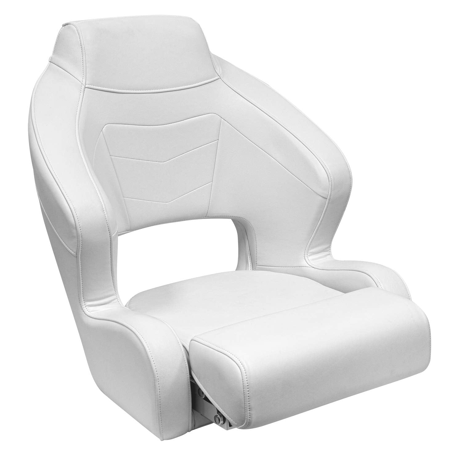 Wise Seats 3338-784 Wise Baja XL Bucket Seat w/ Flip Up Bolster, Brite White