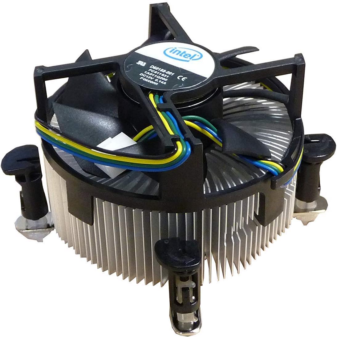 Intel D60188-001 / 60188-001 High Profile Copper Core Socket LGA 775 Pins 4 Pins Power Connector 3.5" Heatsink & Fan