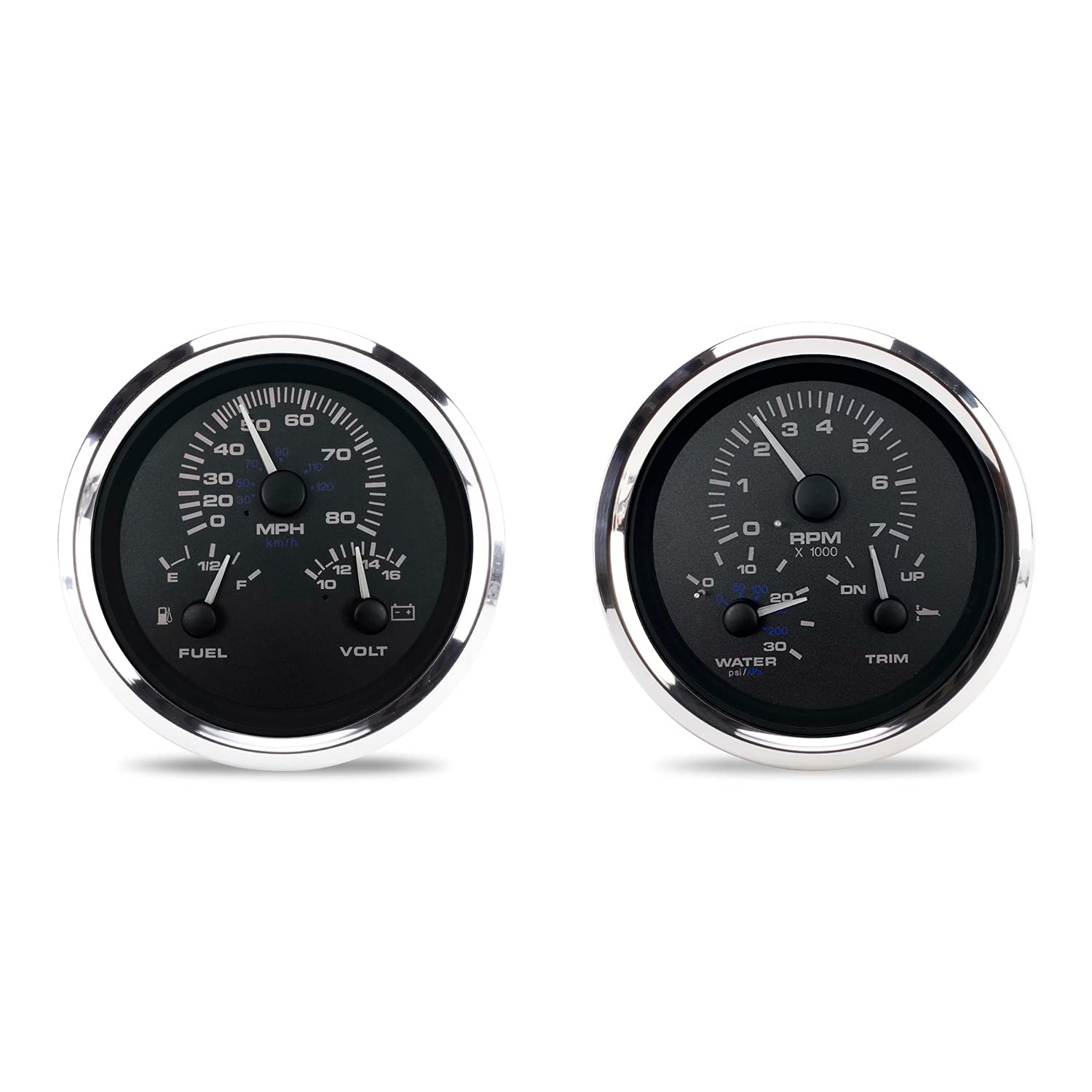 Sierra 20000P Premier SS Series Multi-Function Gauge Kit, Mercury/Yamaha