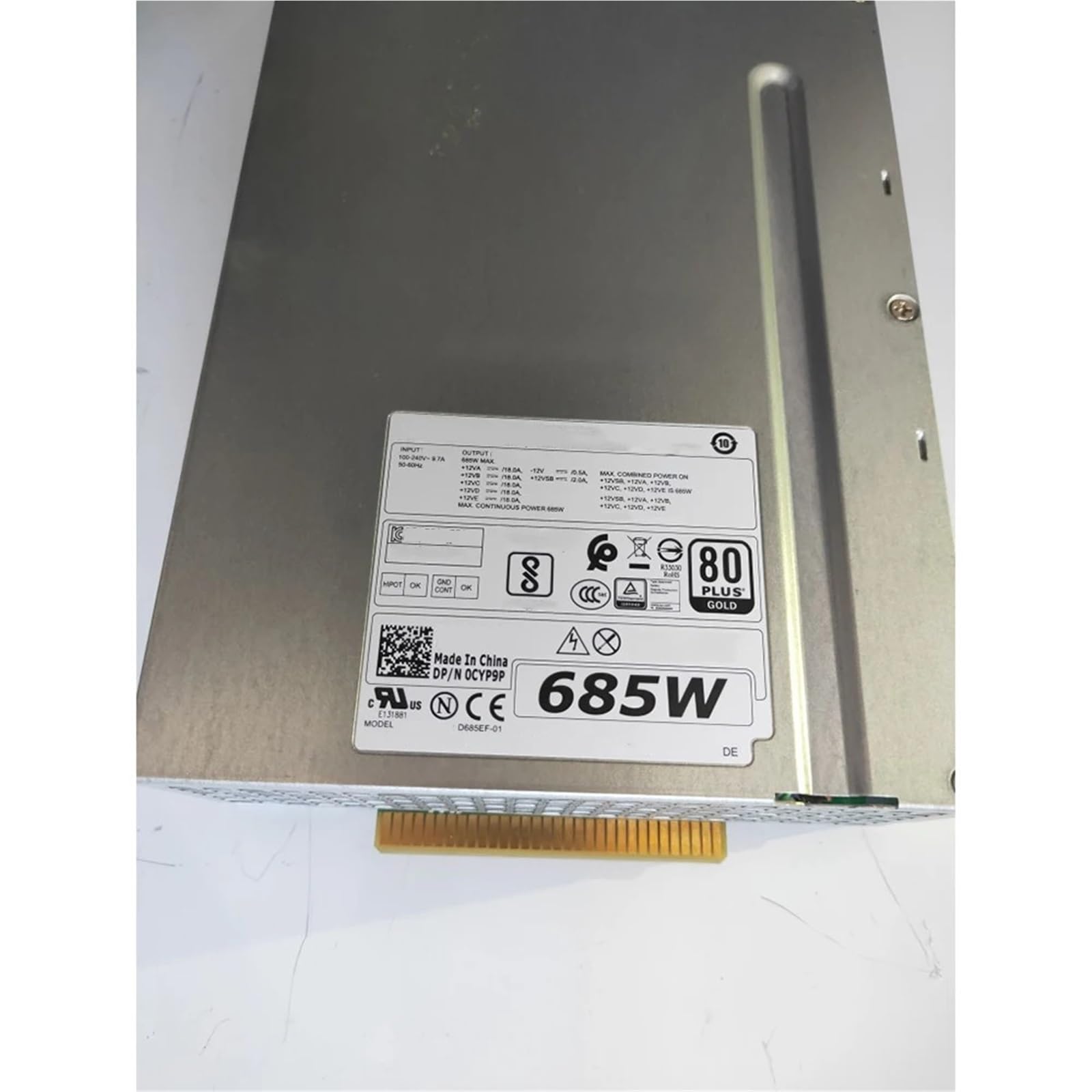 EKELRXUA 1pc for T5810 T7810 MT 685W Power Supply CYP9P W4DTF K8CDY D685EF-01 H685EF-00