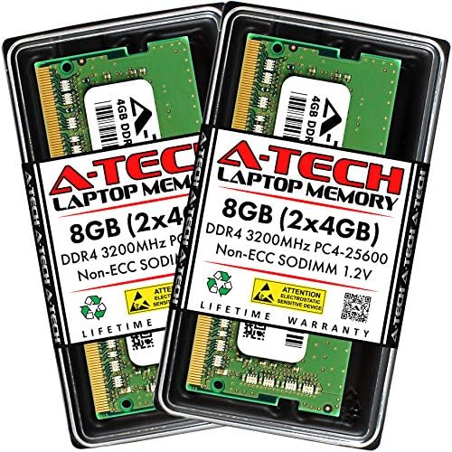 A-Tech 32GB RAM for QNAP TVS-h874 NAS | DDR4 3200MHz PC4-25600 SODIMM 2Rx8 1.2V 260-Pin Non-ECC SO-DIMM Memory Upgrade