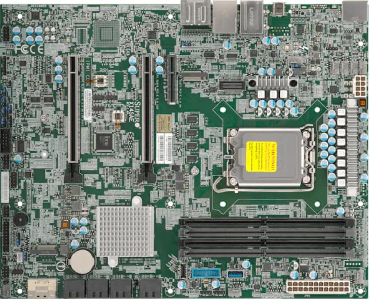 Supermicro X14SAE-F Bulk LGA-1851 Workstation Board | Intel Core Ultra 9/7/5 | DDR5-5600 | PCIe 5.0 | Dual M.2 | Triple LAN | 8X SATA | Thunderbolt 4 | vPro