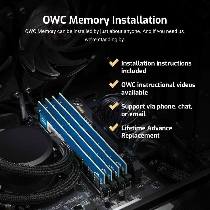 OWC 16GB DDR4 3200MHz PC4-25600 CL22 1.2V 288pin Server ECC Registered RDIMM Memory RAM Compatible with Dell EMC PowerEdge R7515 R7525 T550 XR11 XR12