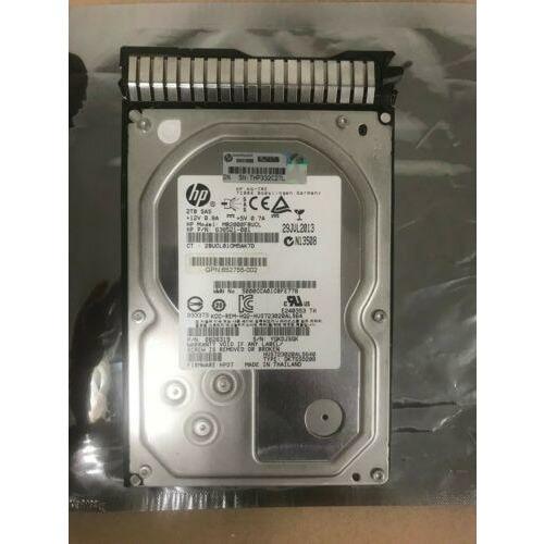 652757-B21 HP 2TB 7.2K SAS 6G 3.5" SC Hard Drive 653948-001 638521-001 0b26319 886111588275 HD - MFerraz Tecnologia