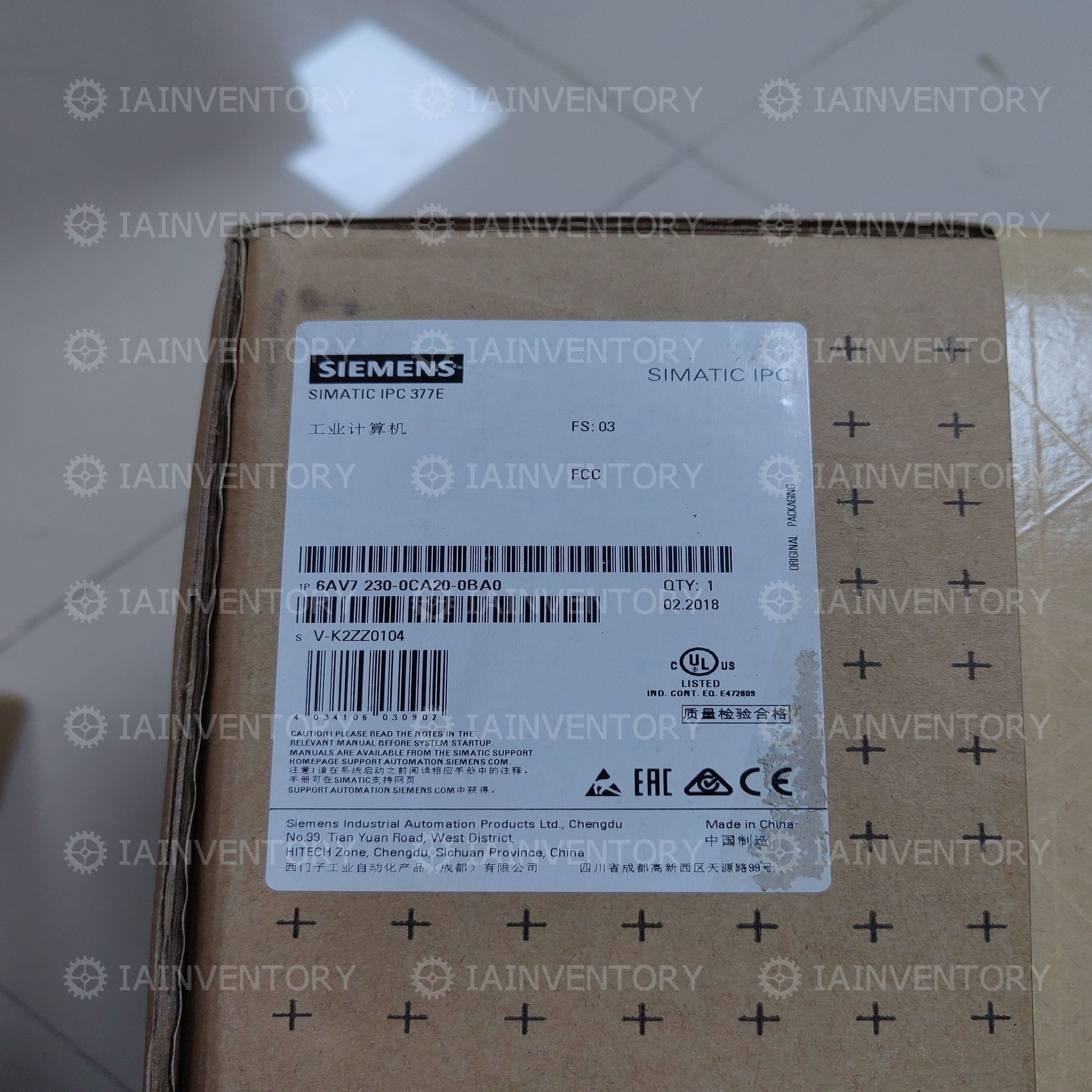 Siemens  6AV7230-0CA20-0BA0