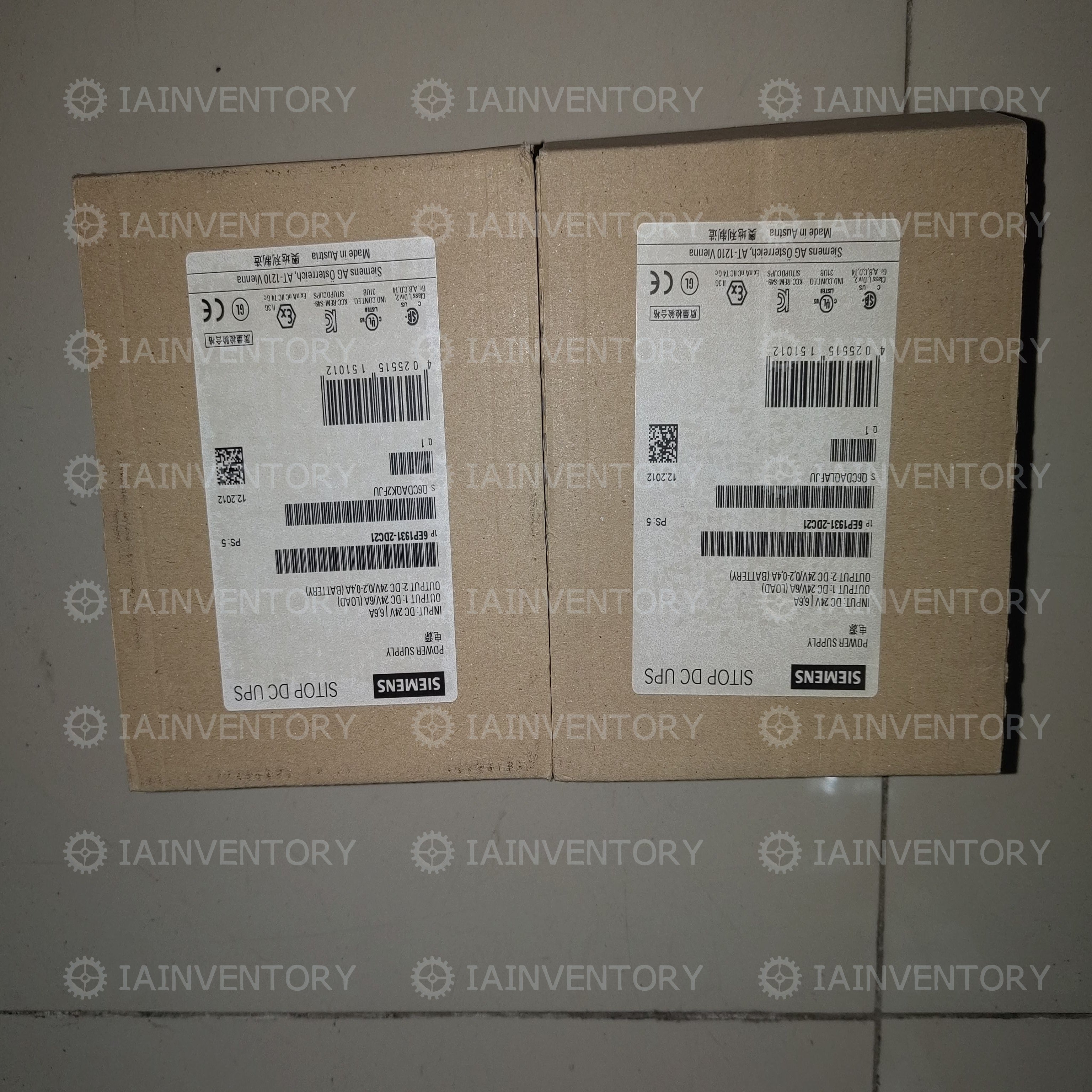 Siemens Sitop DC Power Supply 6EP1931-2DC21 Input 24VDC 6.6A Output 1:24VDC