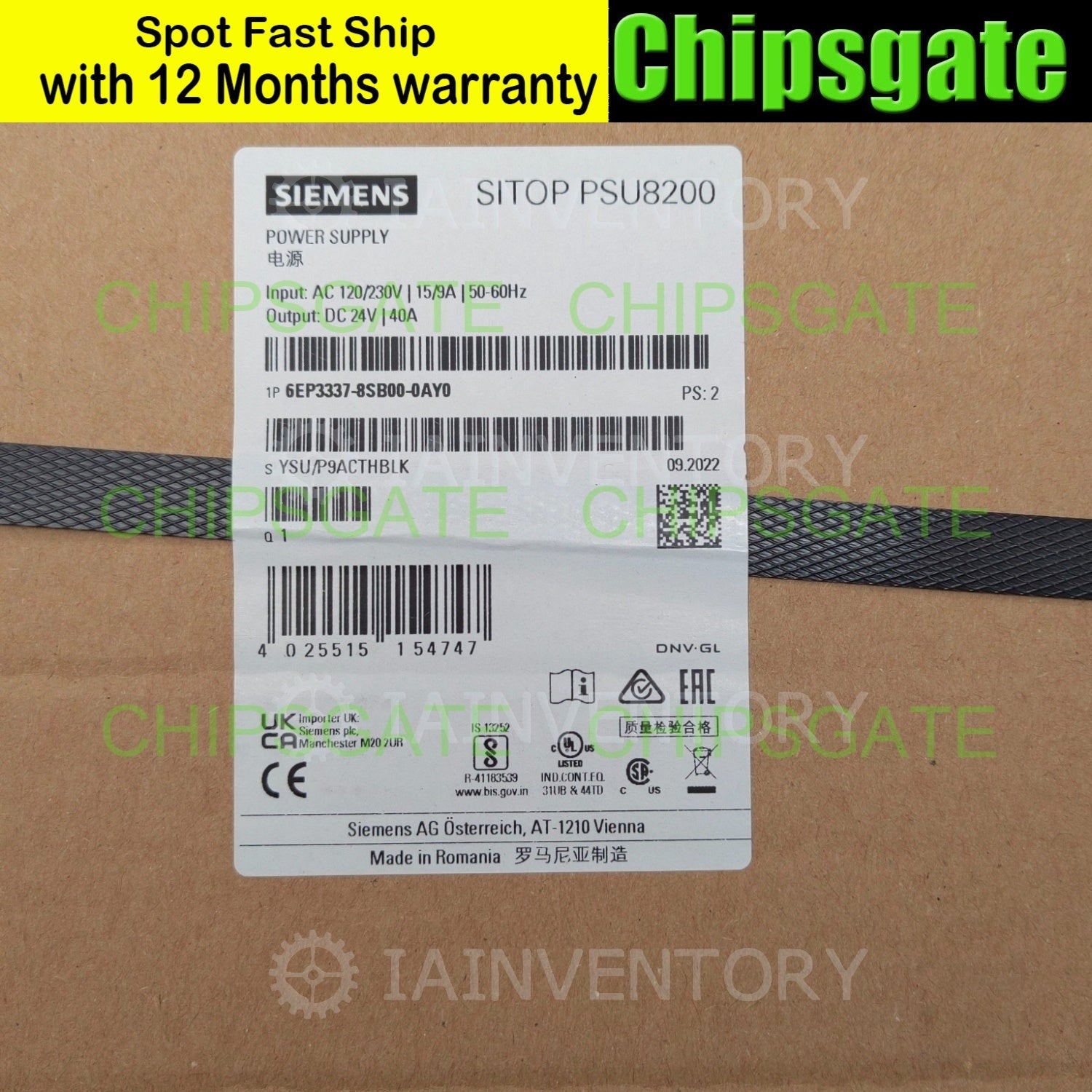 Siemens 6EP3337-8SB00-0AY0  6EP33378SB000AY0 Module