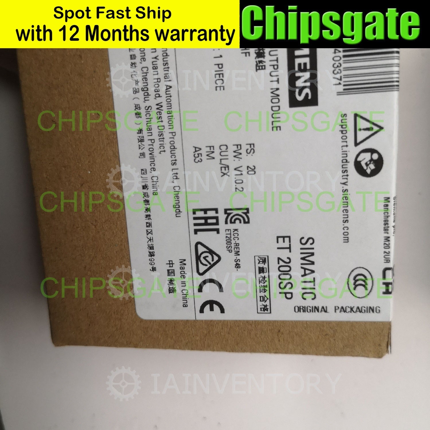 Siemens 6ES7135-6HB00-0CA1 Output Module 6ES7135-6HB00-0CA1
