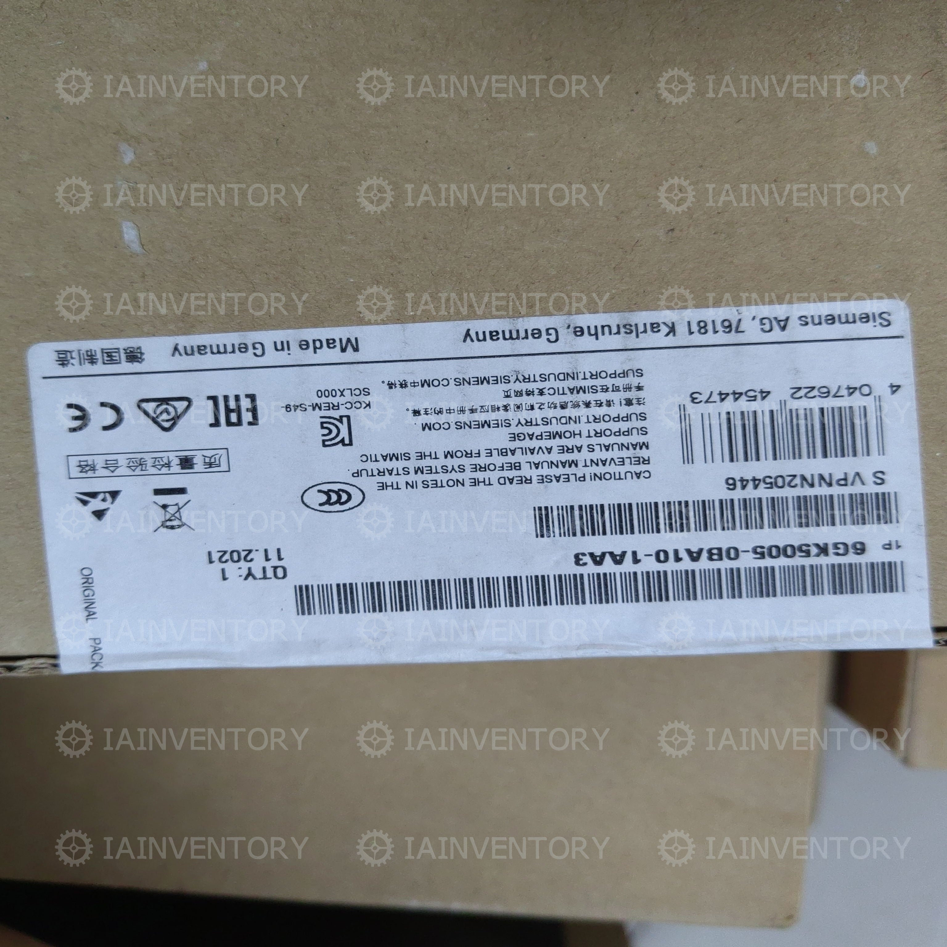Unopened  Siemens 6GK5005-0BA10-1AA3 replace 6GK5005-0BA00-1AA3