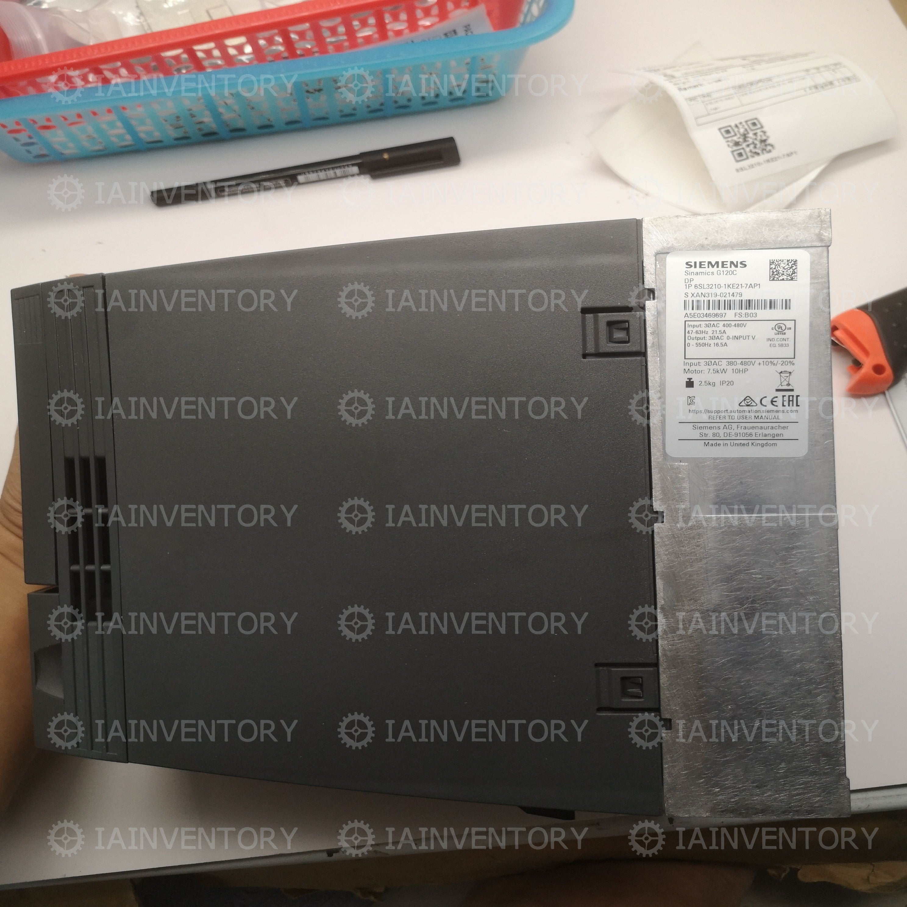 Siemens SINAMICS G120 6SL3210-1KE21-7AP1