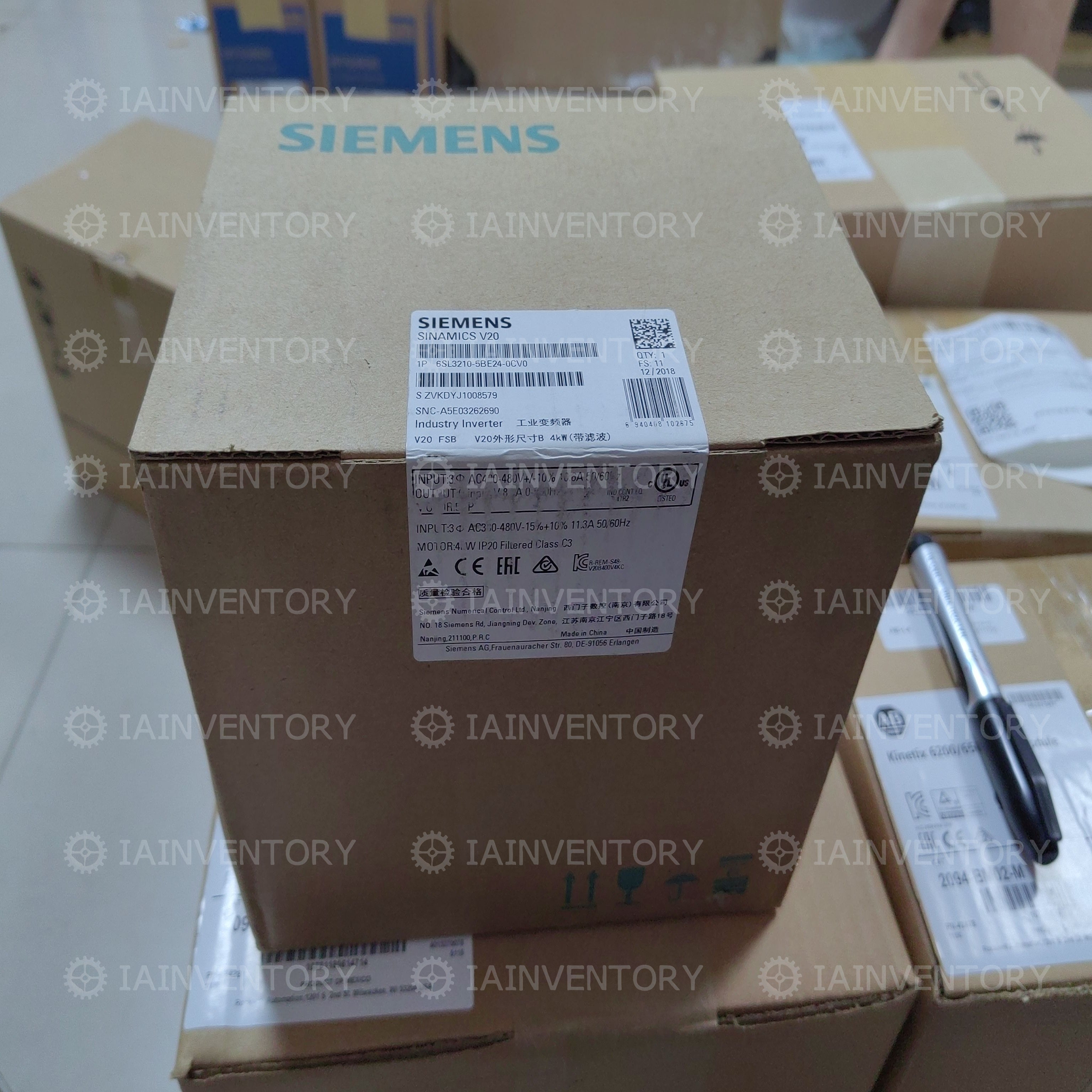 SIEMENS 6SL3210-5BE24-0CV0