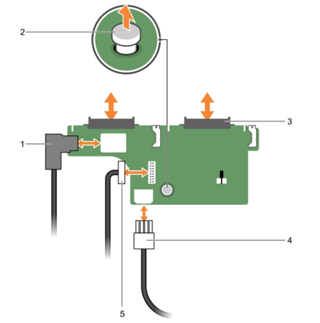 Dell Poweredge Rear Flex Bay Power Cable | JWGFN