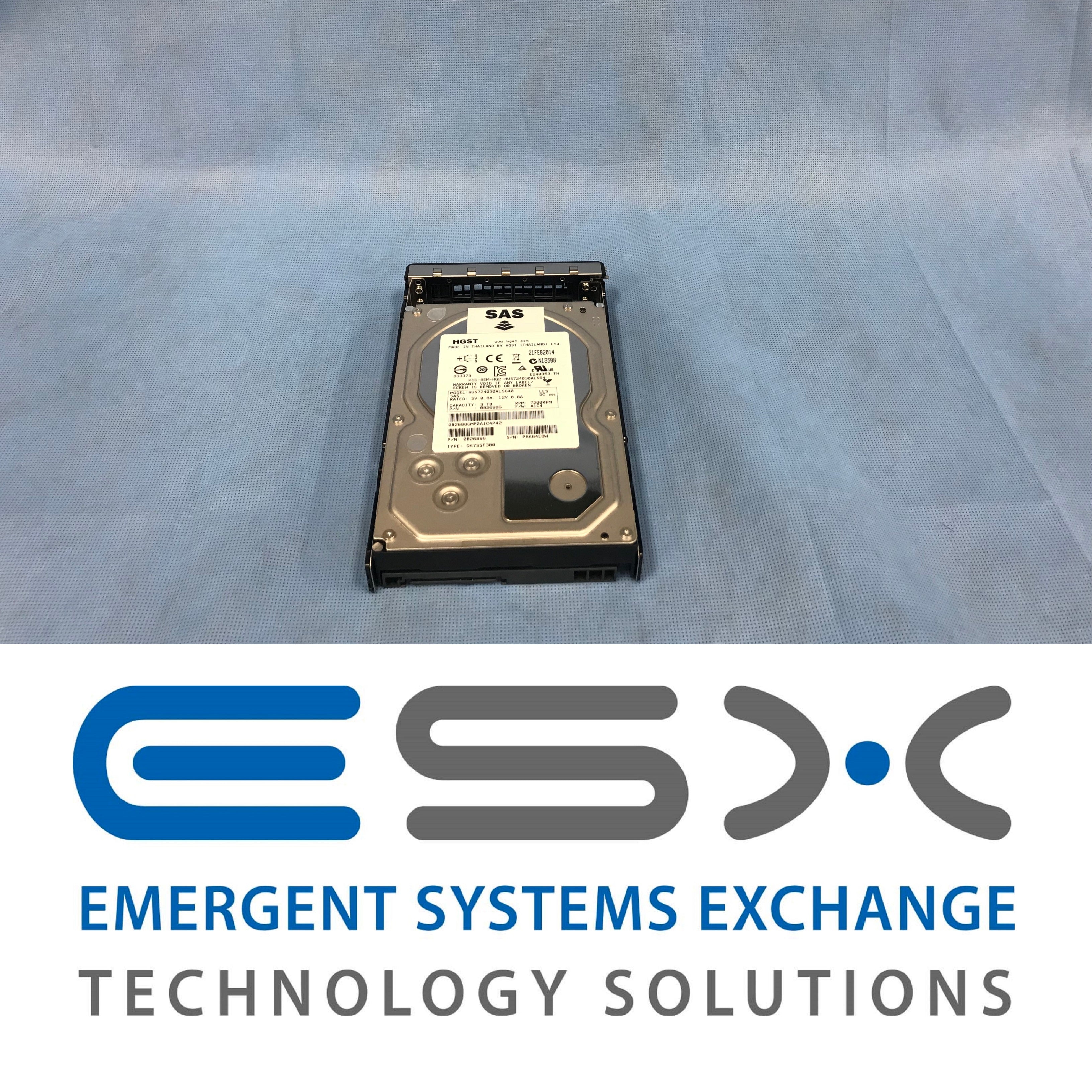 Nimble Storage 3TB Hard Drive with carrier CS array - PN: SP-HDD-3TB