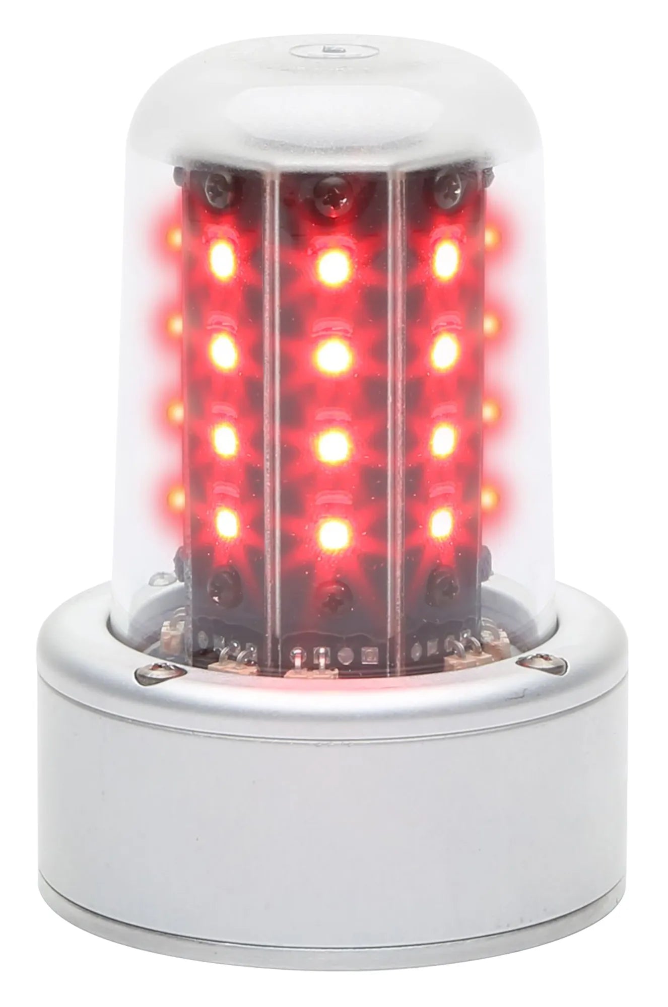 LED Beacon Red, 28V (5HoleAdapt, Flying Leads, Lower 01-0771080-14