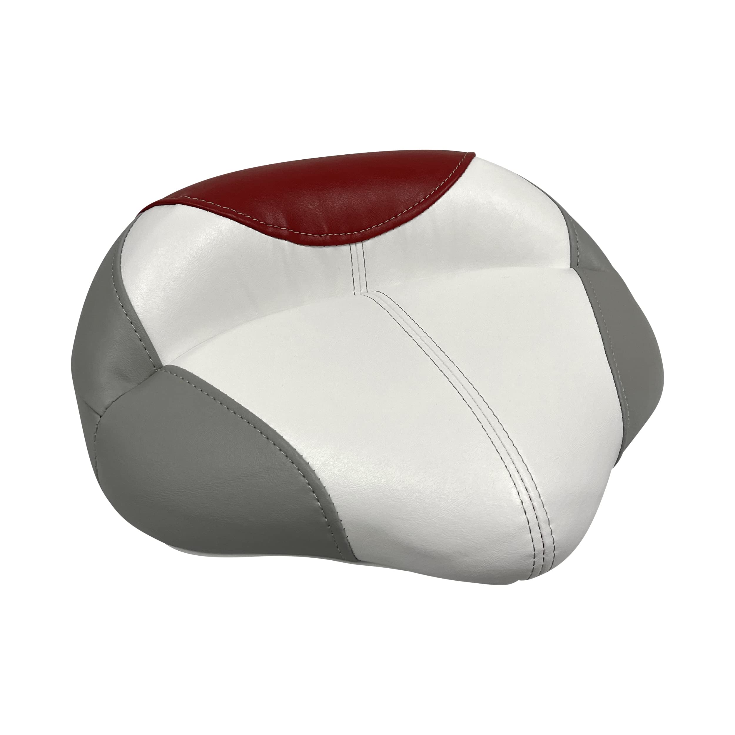 Wise Seats 1466-1774 Wise Baja Series Casting Seat, Brite White/Gray/Dark Red