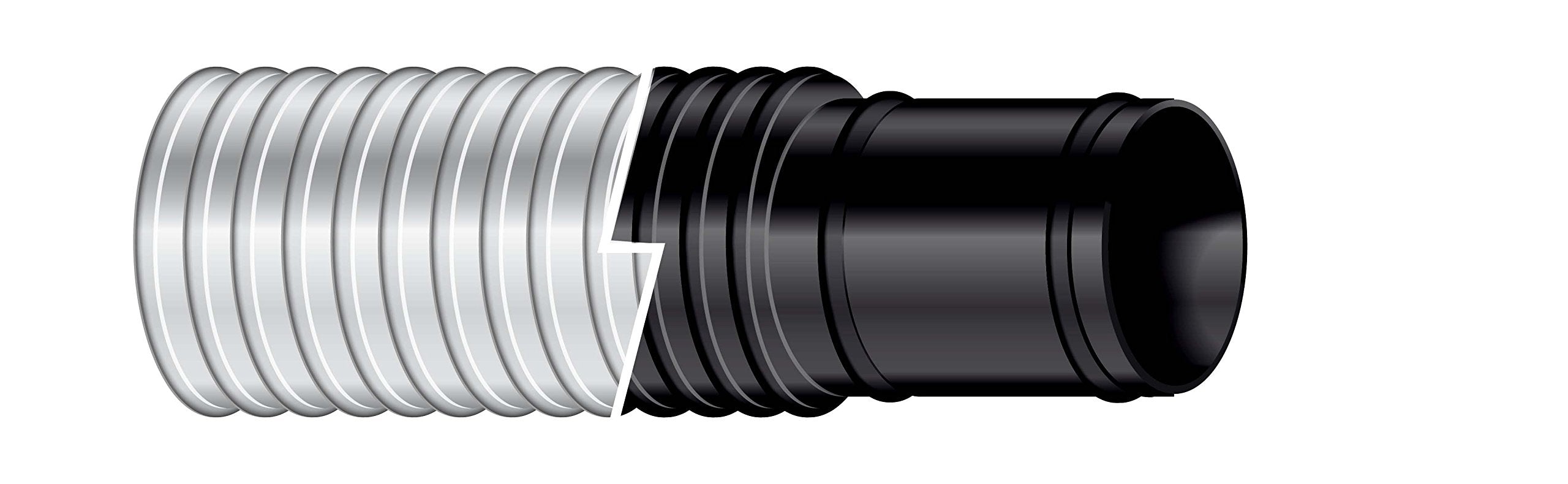 Shield 16-120-0586B Shields Marine Bilgeflex Series 120 Flexible Hose | Black