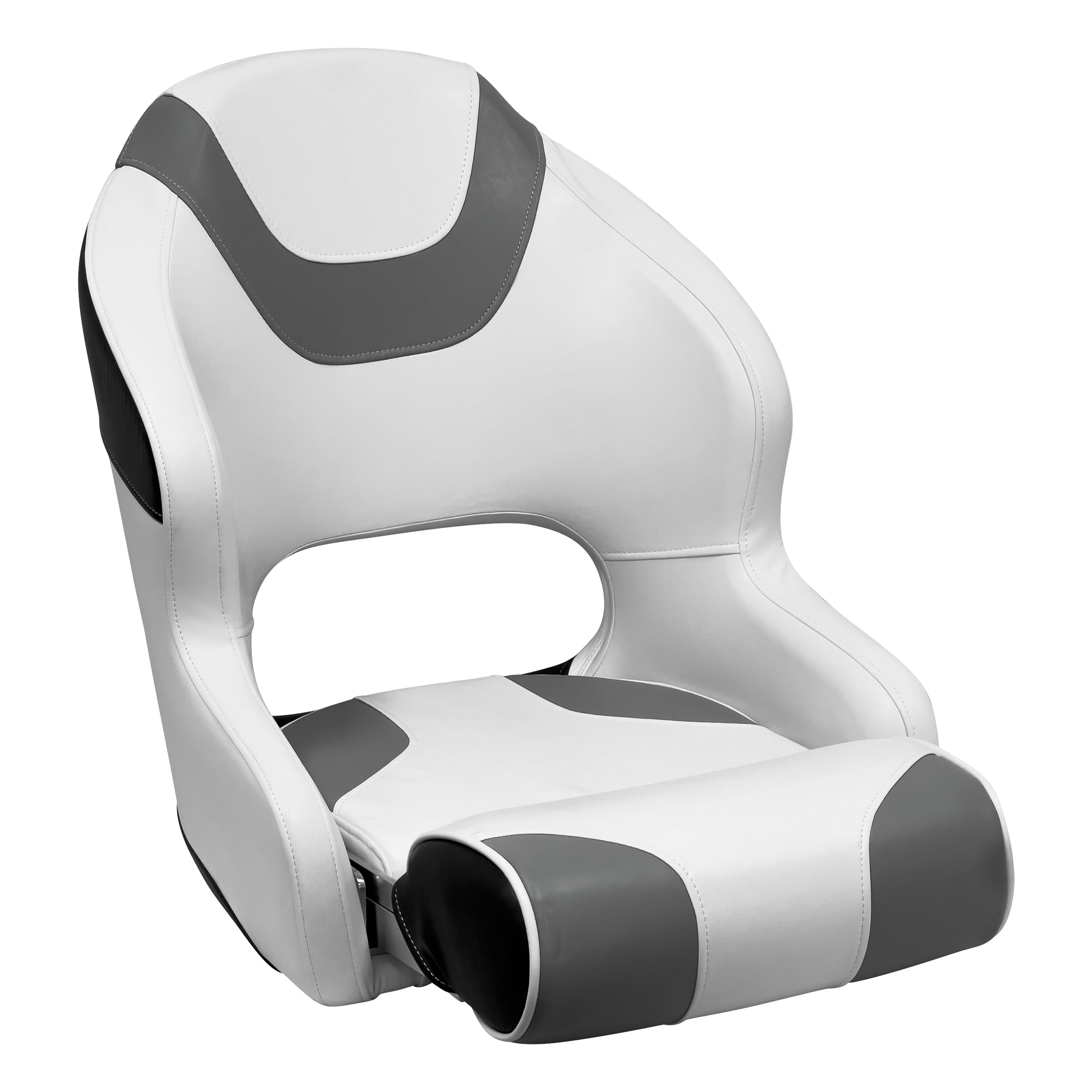 Wise Seats 3315-1782 Wise Baja Series Bucket Seat w/Bolster, Brite White / Grey / Black